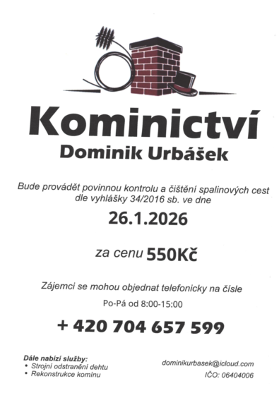 kominictví Urbášek 