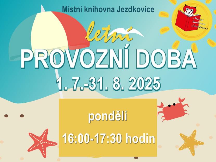 Letní otvírací doba