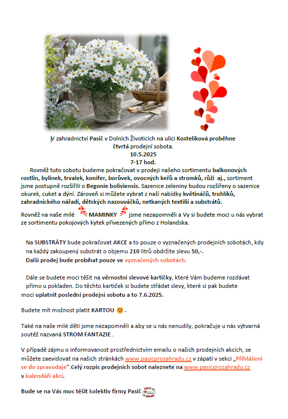 Zahradnictví Pasič